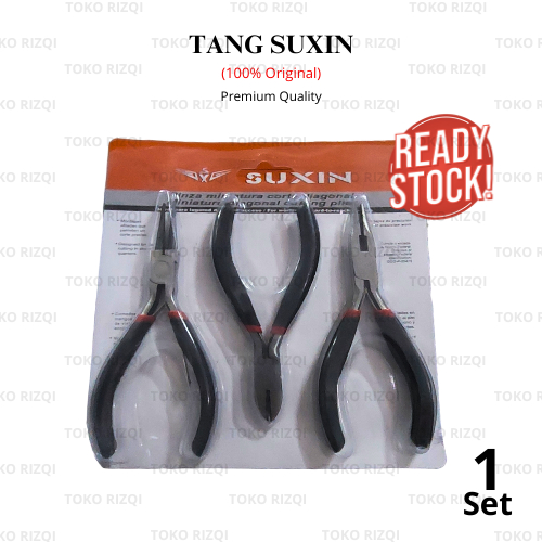 [SUXIN] Tang set / Tang 3 in 1 / Tang Kerajinan DIY/ Tang Jepit Potong Putar/ Tang Mini
