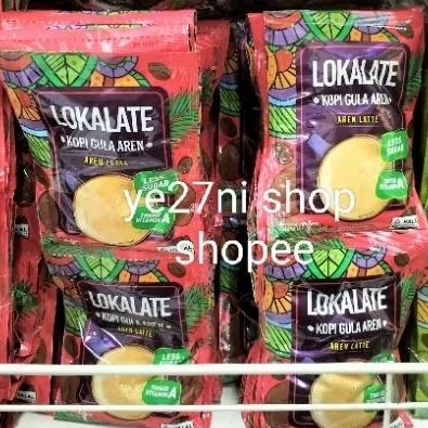 

Lokalate Aren Latte Kopi Gula Aren less sugar 1250gr (10's x 15gr)