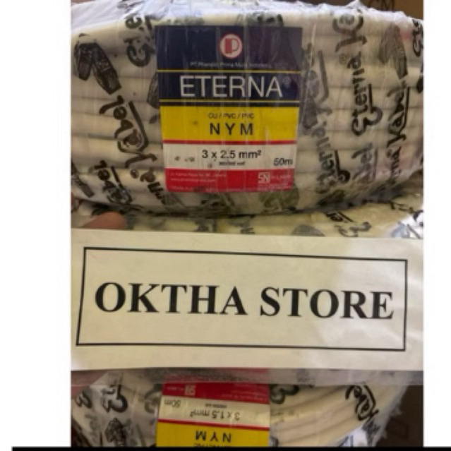 Eterna Kabel NYM 3x2.5 @50M 1 Roll