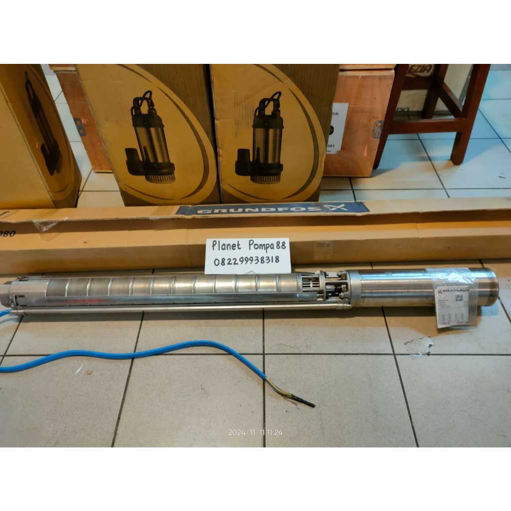 SUBMERSIBLE GRUNDFOS SP 7-12  3 PHASE SUBMERSIBLE GRUNDFOS SP 7-12  380/440 VOLT POMPA SATELIT GRUND