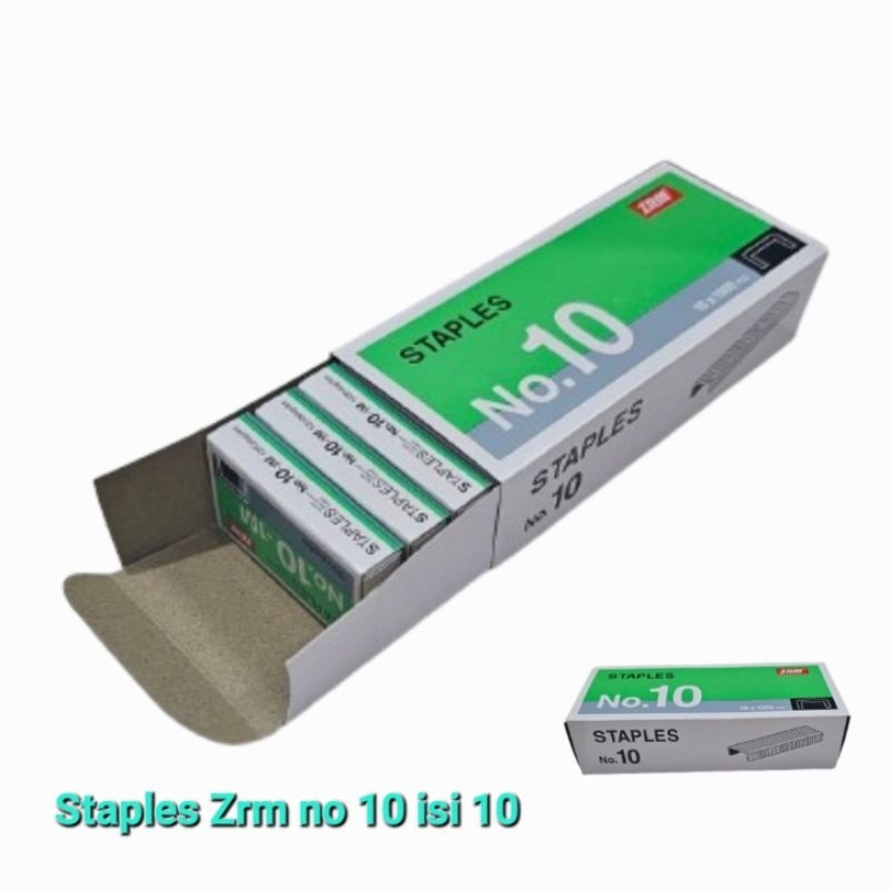 

(10 box kecil) ISI STAPLES / ANAK HEKTER ZRM NO 10