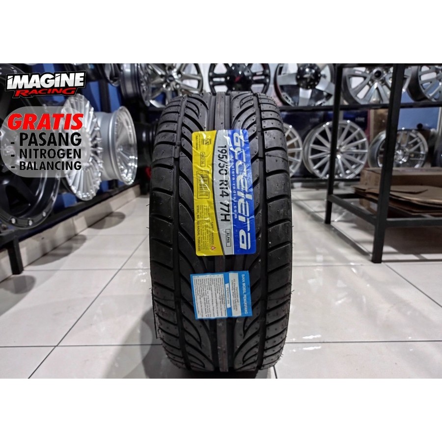 BAN MOBIL TUBLES 195 50 R14 ACCELERA ALPHA MURAH BERKWALITAS COCOK UTK HAROAN