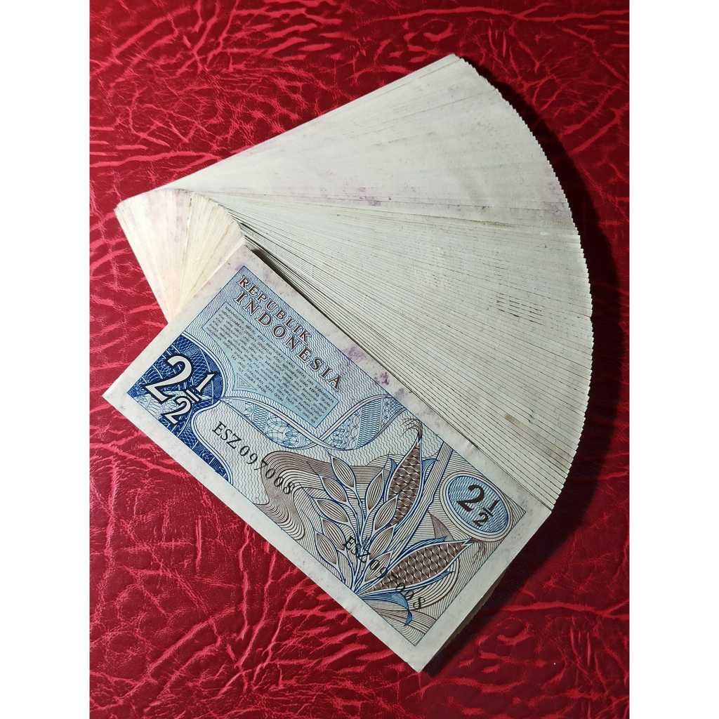 Pernak pernik dekorasi bukan uang replika 2,5 rupiah tahun 1961 original