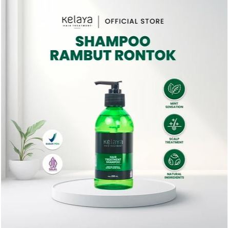 KELAYA HAIR TREATMENT SHAMPOO MINYAK KEMIRI N EXTRACT ALOVERA 250ML - SHAMPOO KELAYA MINYAK KEMIRI