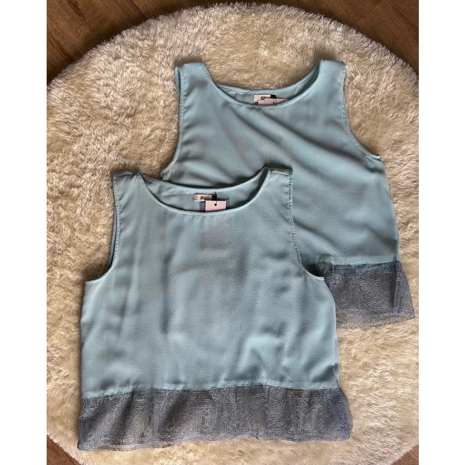 ANSA | Zara Tank Top | Atasan L -XL-XXL PLUS BIG Mid SIZE Jumbo Wanita Korea Casual Basic Kamisol Re