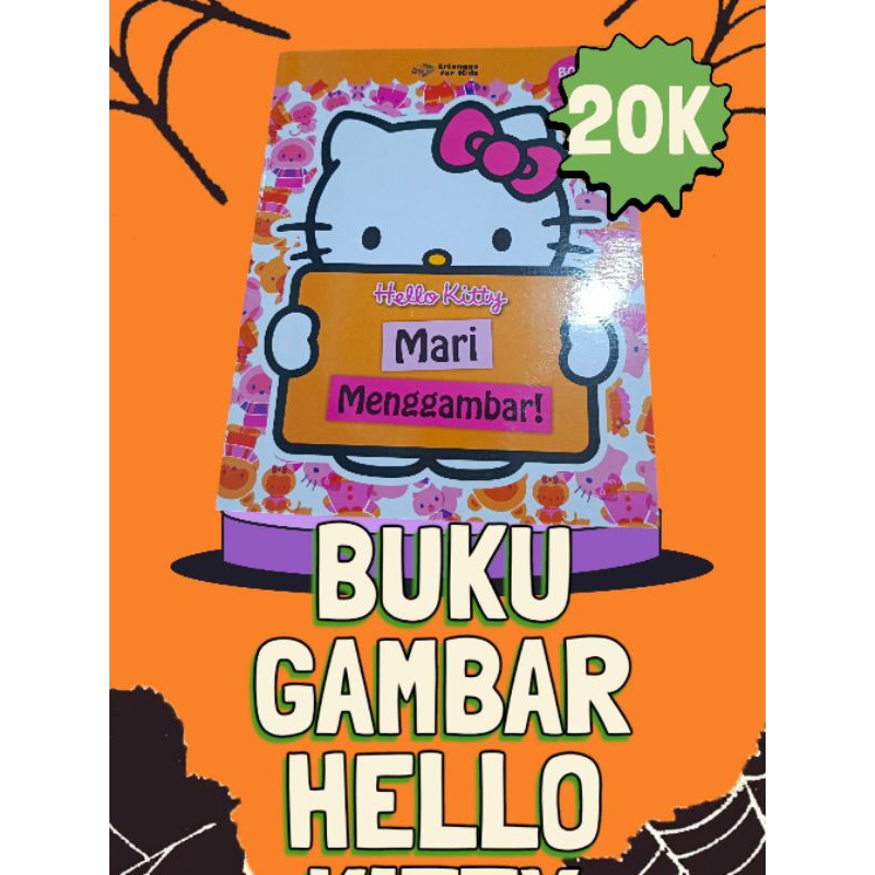 

buku gambar hello kitty kondisi baru