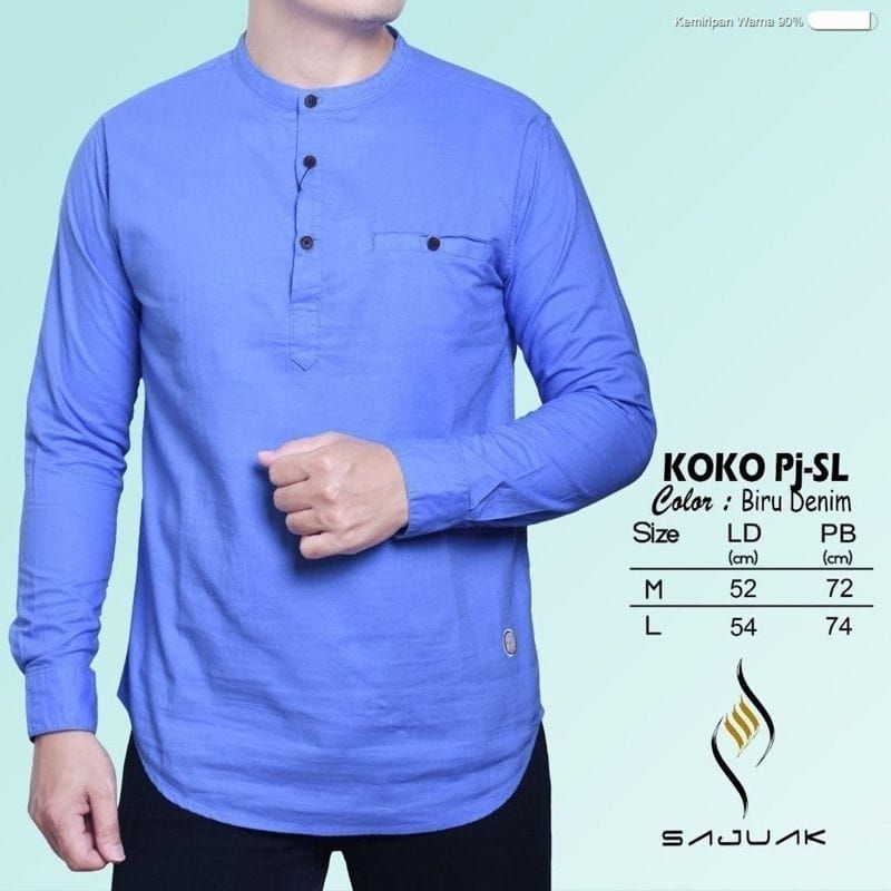 KOKO LENGAN PANJANG SAJUAK ORIGINAL/PAKAIAN PRIA/ATASAN PRIA