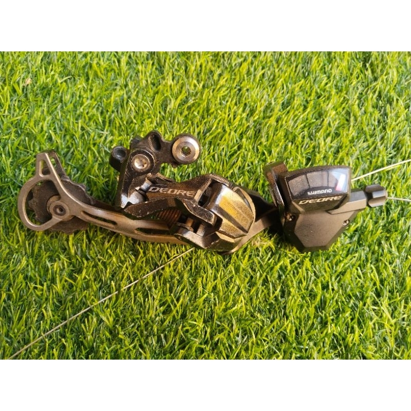 Rd dan shifter kanan sepeda shimano deore ori japan 9 speed