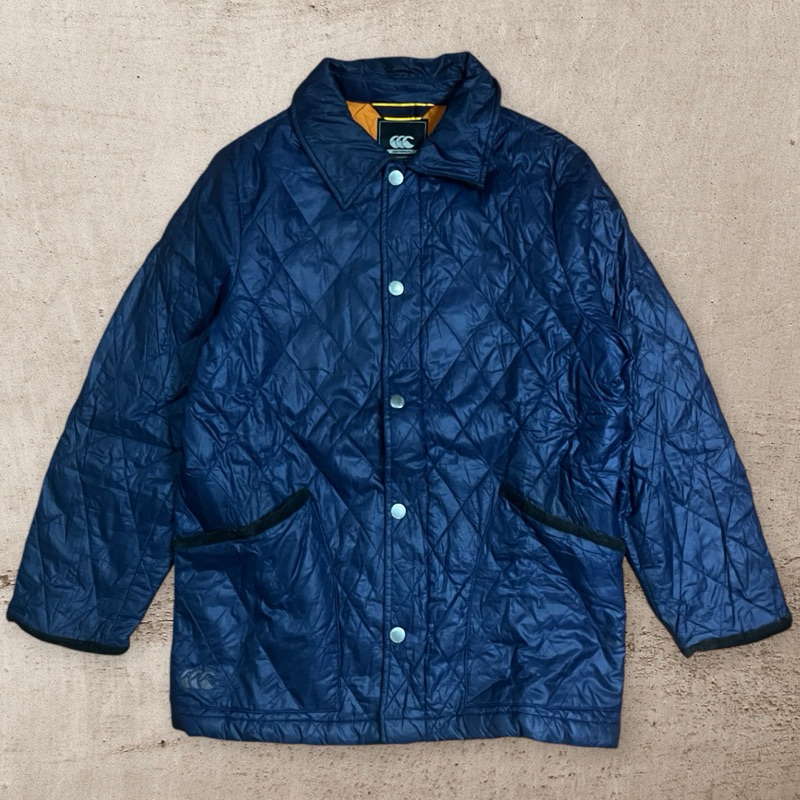 Work jacket coat semi parka Canterbury blue
