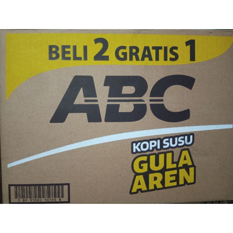 

Abc Kopi Susu Gula Aren Kartonan Isi 12 Renteng