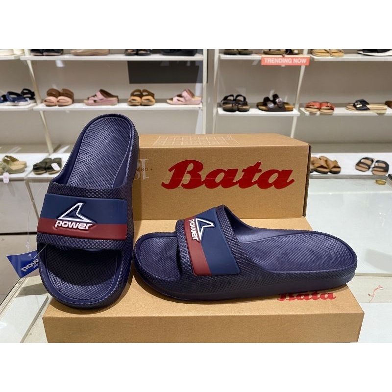 sandal slop karet power bata pria ringan original 871-9133