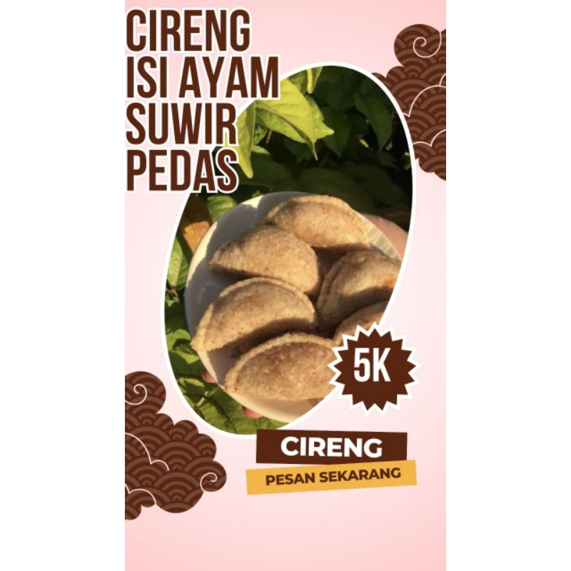 

cireng isi ayam suwir pedas