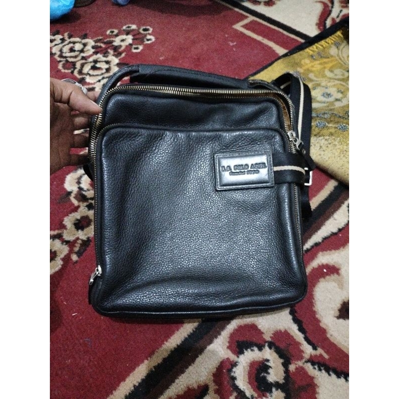 tas slempang kulit POLO