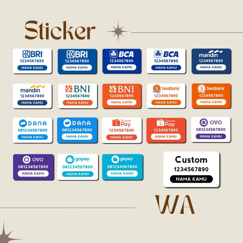 Jasa Stiker WA | Custom