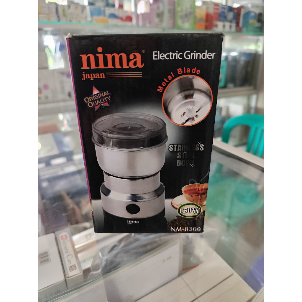 Nima Electric Grinder Japan Quality | Coffee Grinder | Blender Kering / Blender Obat