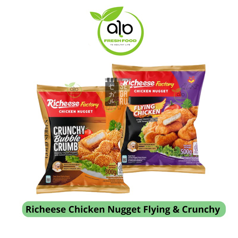 

Richeese Chicken Nugget Crunchy Bubble Crumb Flying Chicken 250g - ALO Fresh Food