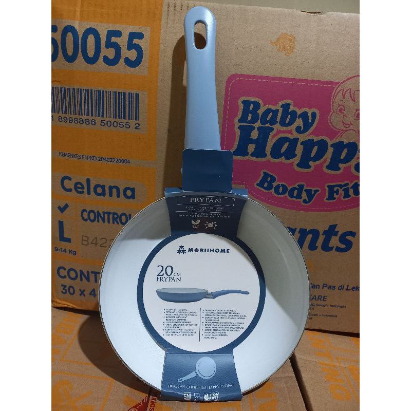 MORIIHOME FRYPAN Teflon 20cm Original 100%