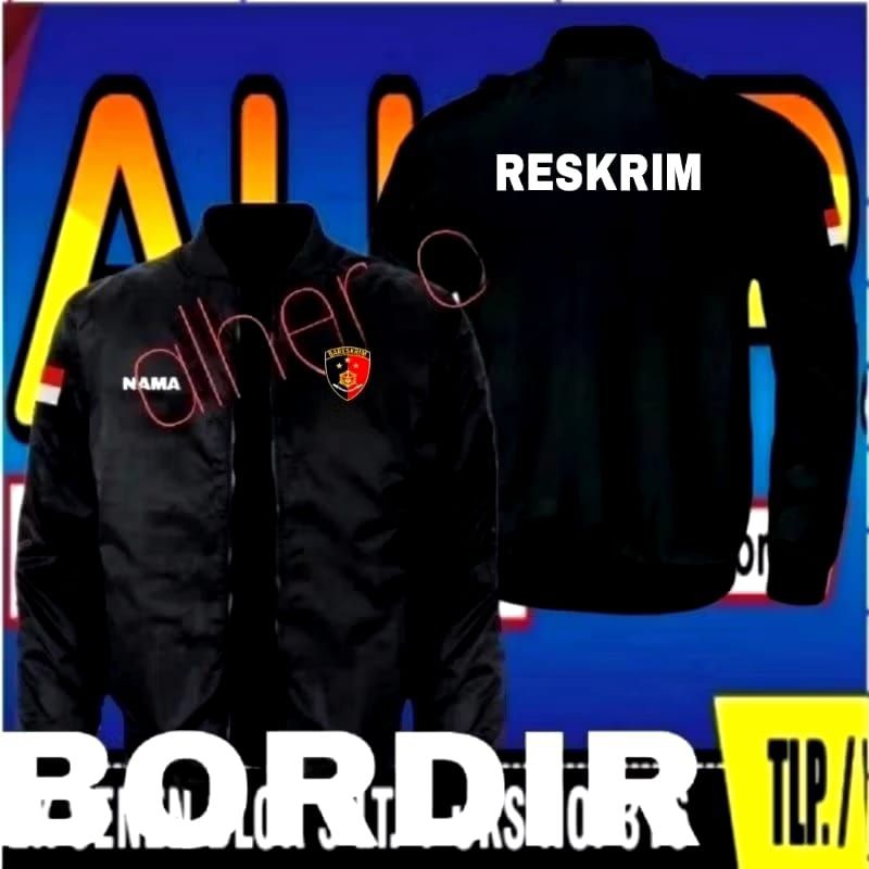 jaket bordir reskrim jaket seragam reskrim jaket kerja reskrim jaket bomber reskrim jaket reskrim ja