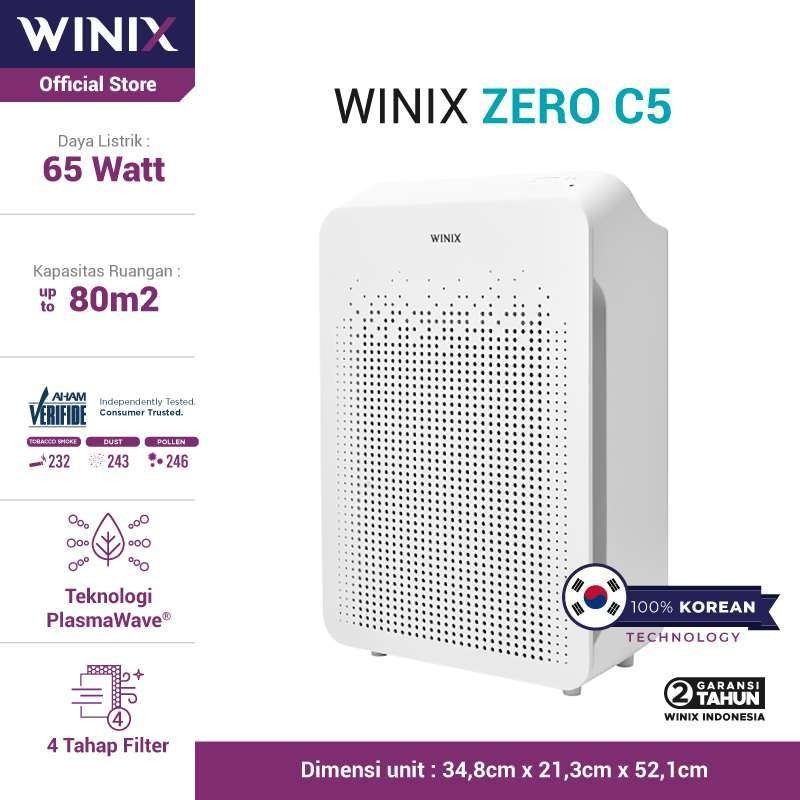 Winix Zero C5 Smart WiFi Air Purifier - Pembersih Udara 80 m² HEPA13