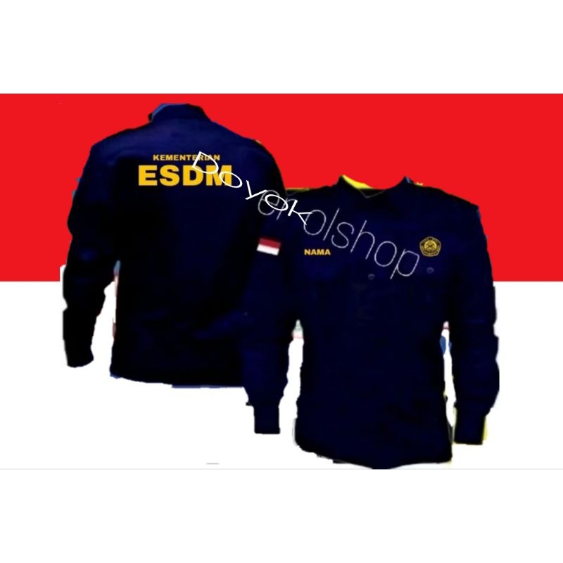 kemeja kementerian ESDM seragam kementerian ESDM pdh kementerian ESDM kemeja kerja kementerian ESDM 