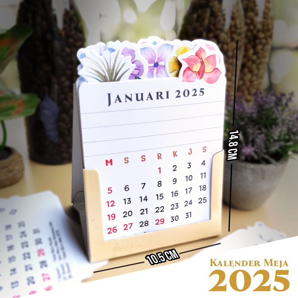 

Kalender Meja 2025 Mini Unik Planner Aesthetic