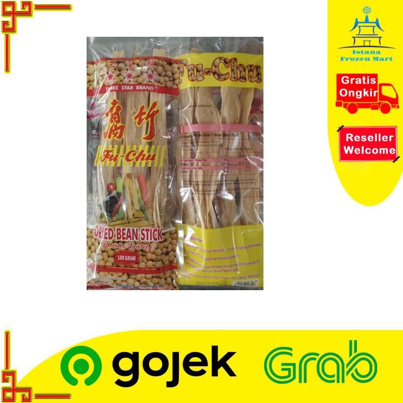 

Fu Chu Kembang Tahu Stick 100GR - THREE STAR Tiga Bintang