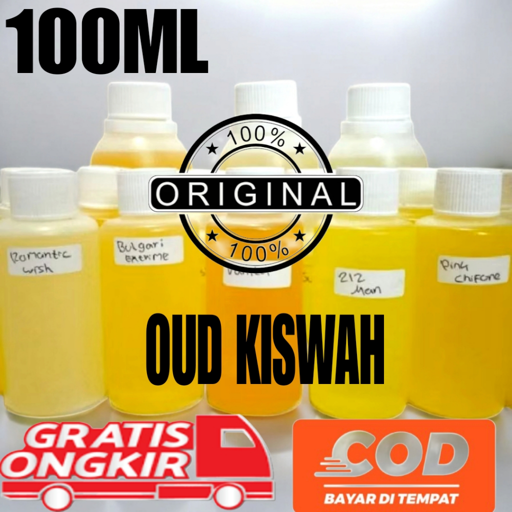 minyak wangi 100ml aroma OUD KISWAH bibit murni grade B