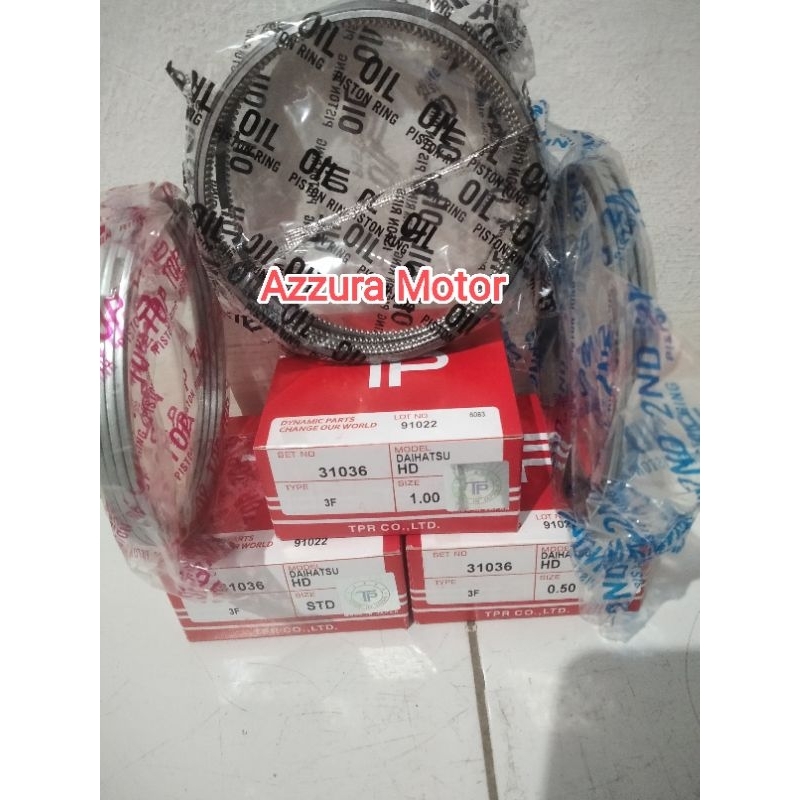 RING PISTON RING SEHER SET DAIHATSU ZEBRA S89 ESPASS NEW TARUNA FEROZA
