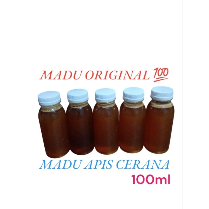 

Madu lebah Apis cerana asli 100% murni tanpa campuran 100gr Madu murni Pandu farm