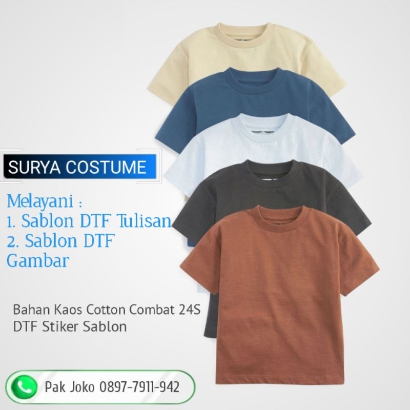 Jasa Cetak Sablon DTF