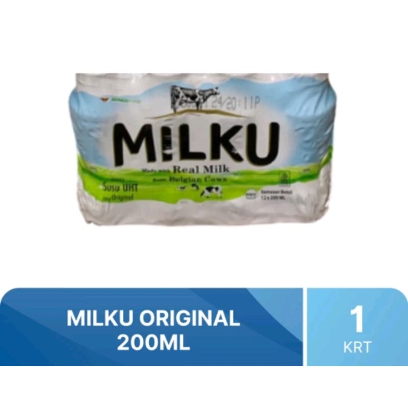 

SUSU UHT PREMIUM MILKU ORIGINAL WITH BELGIAN COWS MILK 1 KRAT