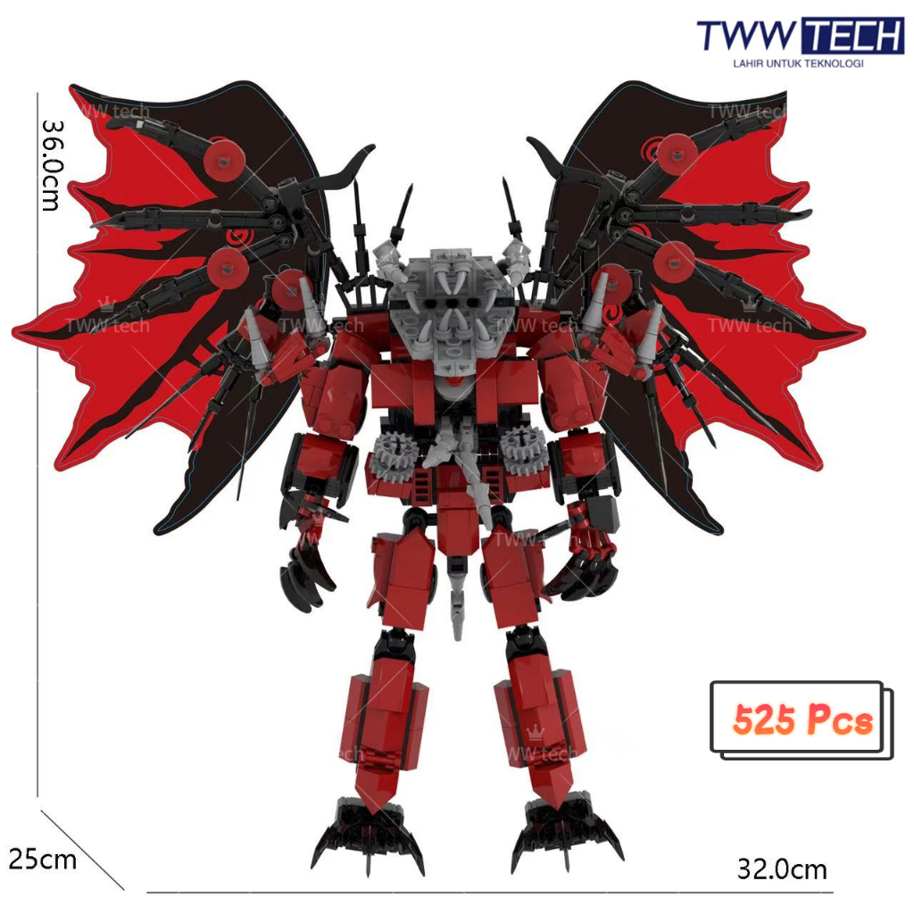 TWW Skibidi Toilet/Titan TV Man/Titan TV Man Murah/Titan TV Man Upgrade/Model Building Blocks Mainan