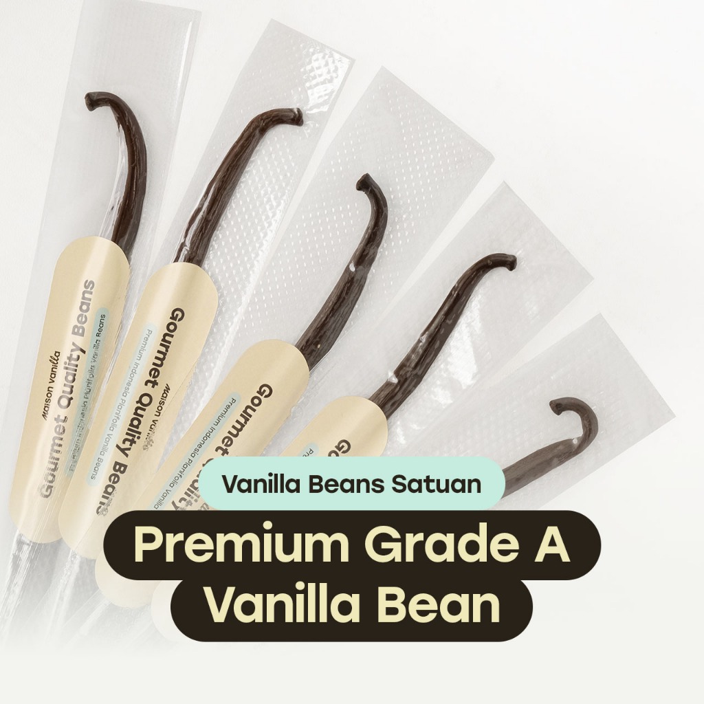 

Vanilla Beans Gourmet Satuan Per Batang - Vanilla Grade A