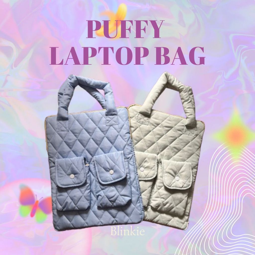 Puffy Laptop Bag | Tas Laptop Puffy