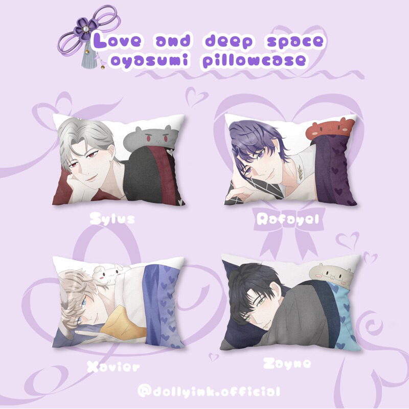 [PRE ORDER]Oyasumi series Love and Deepspace Pillowcases by dollyink.official/Love and Deepspace