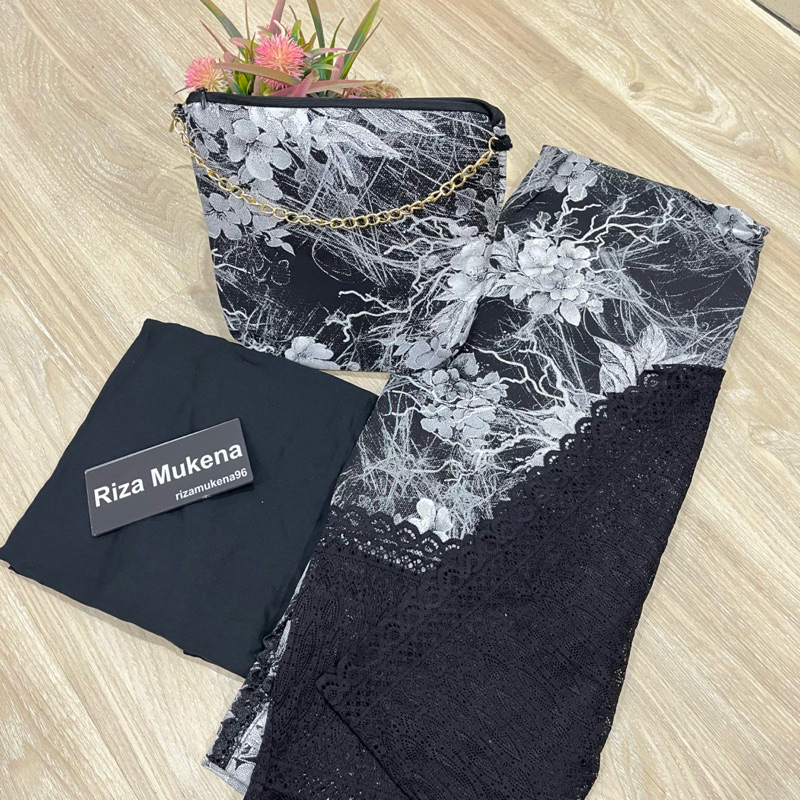 Mukena Dewasa Katun Rayon Viscose Premium Renda Besar