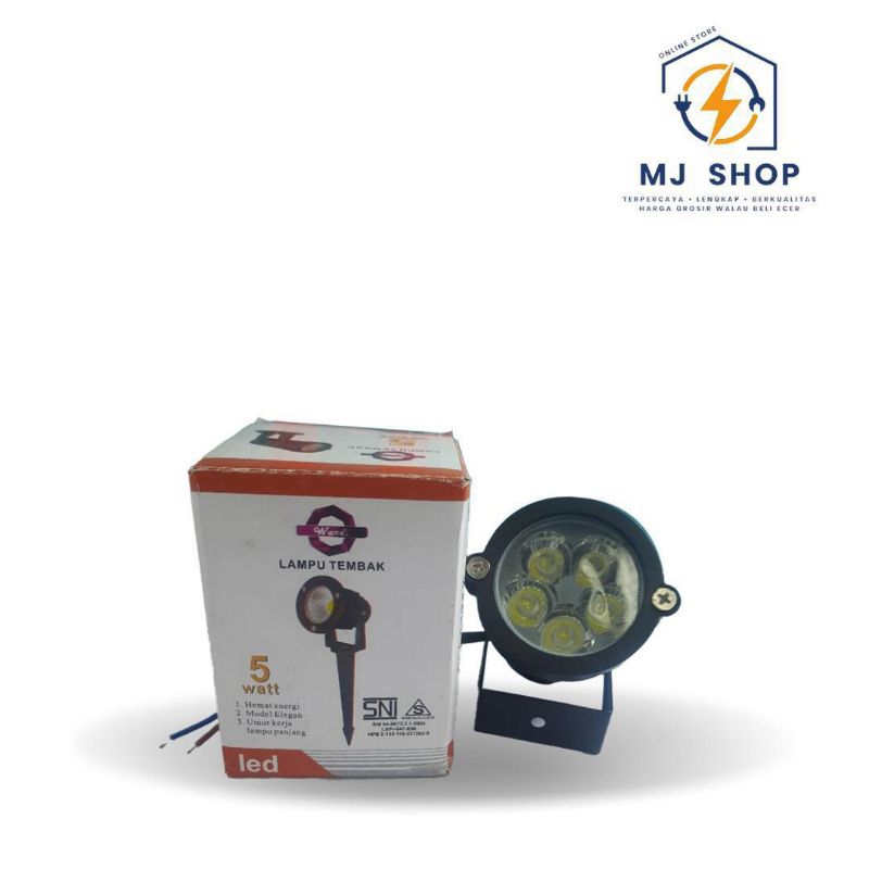 Lampu sorot 3 watt warm white