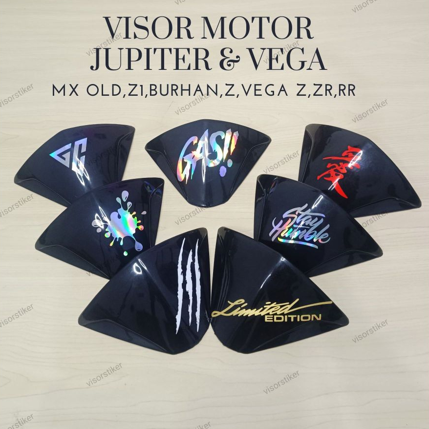VISOR JUPITER MX OLD MX LAMA JUPITER BURHAN Z Z1 STIKER WINDSHIELD MOTOR BEBEK VEGA R VEGA ZR VEGA R