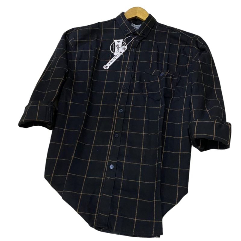 KEMEJA FLANEL ANAK MOTIF KOTAK KOTAK USIA 9-15 TAHUN