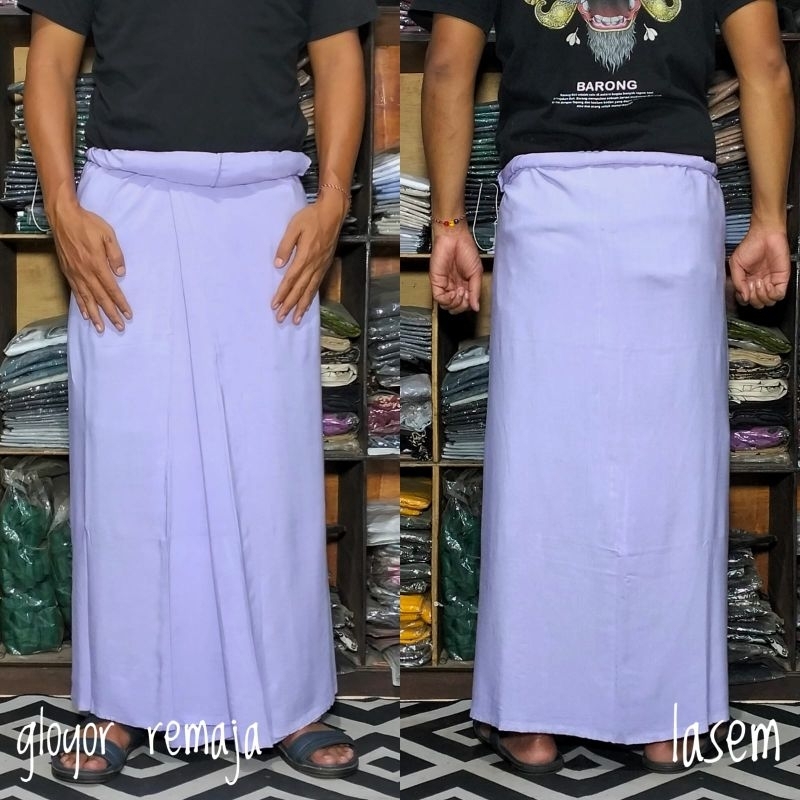 sarung batik pantai gloyor Lilac remaja / sarung batik/ sarung gloyor/ sarung rayon/ sarung lasem / 