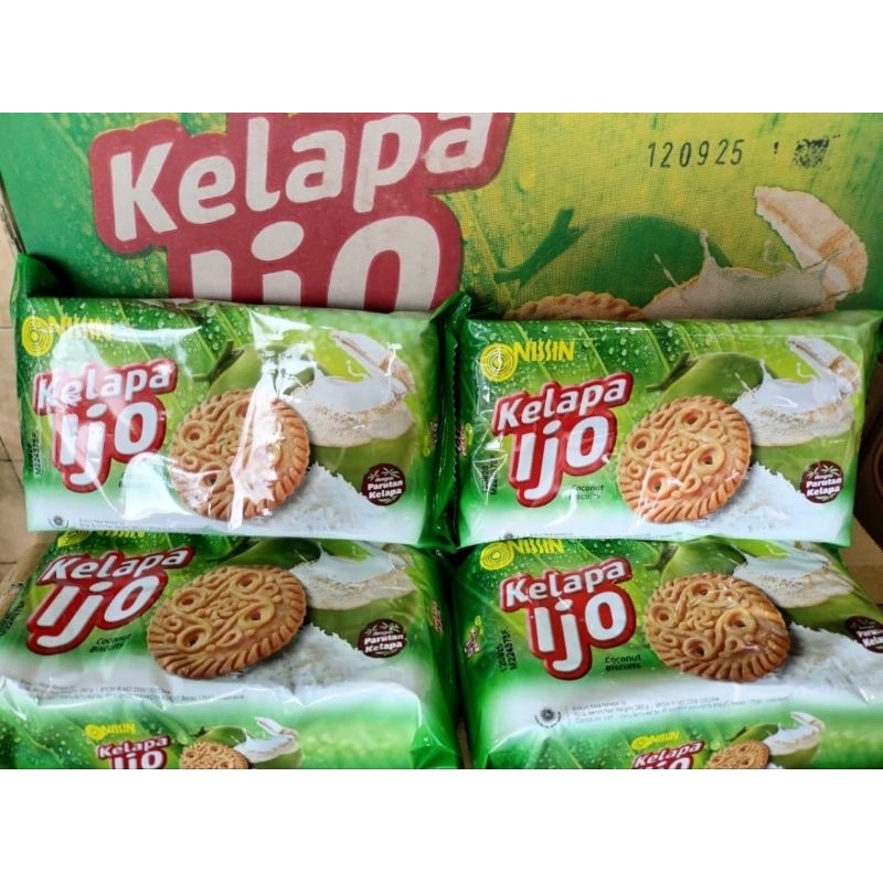 

Nissin Kelapa Ijo 280 gr Coconut Biscuits