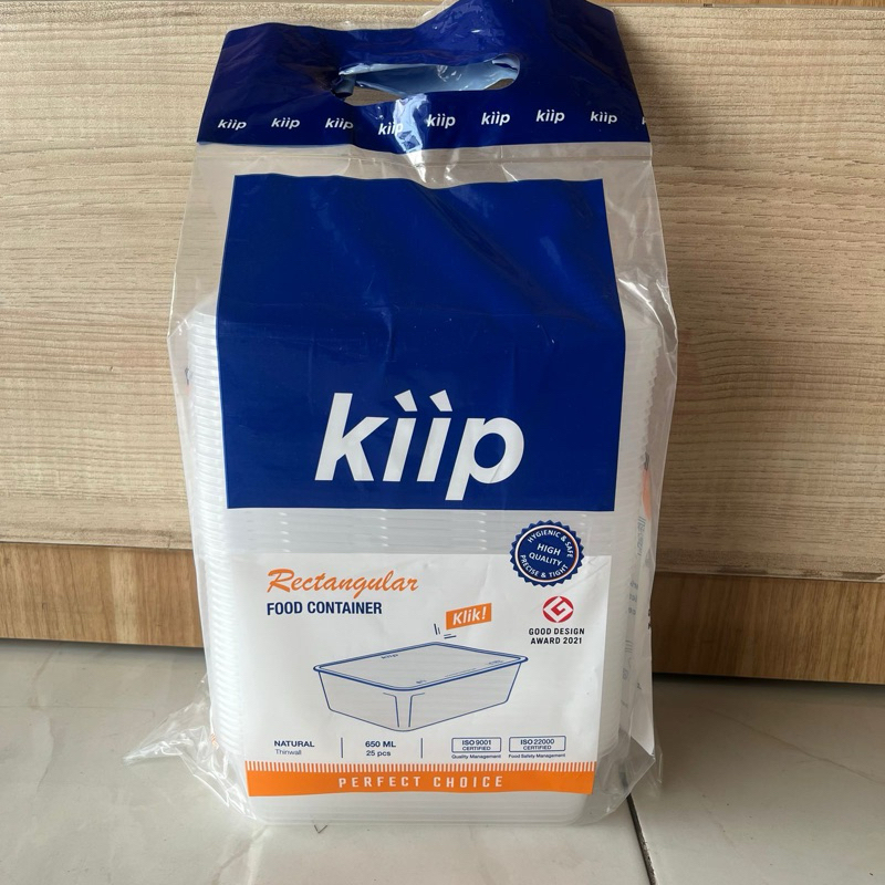 Thinwall rectangular 650ml kiip