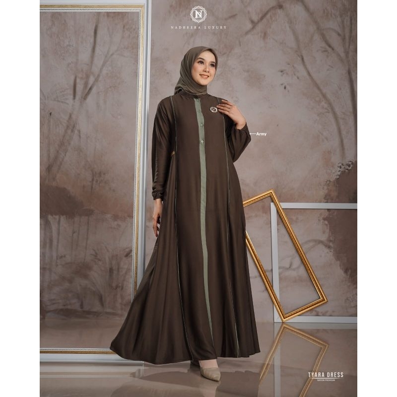 GAMIS PROMO TYARA DRESS NADHEERA ORI