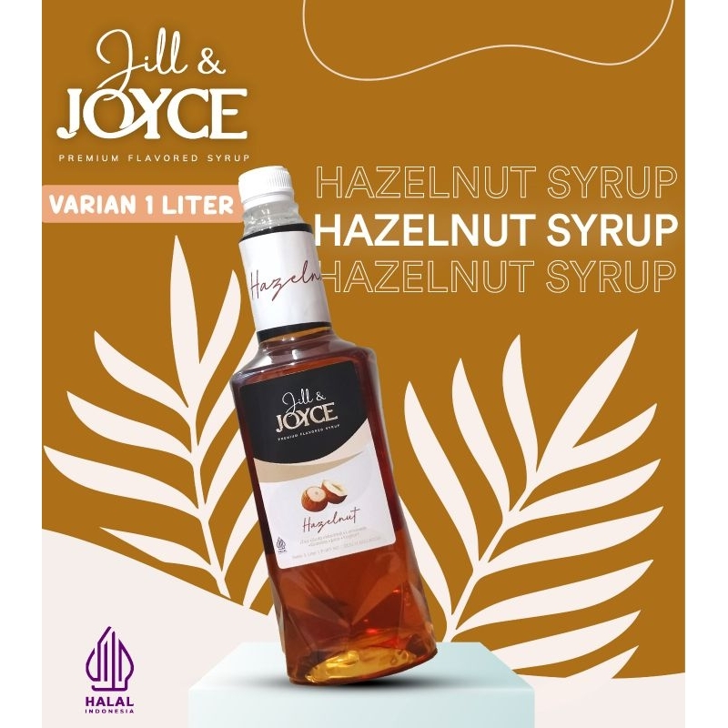 

JILL & JOYCE Hazelnut Syrup 1Liter