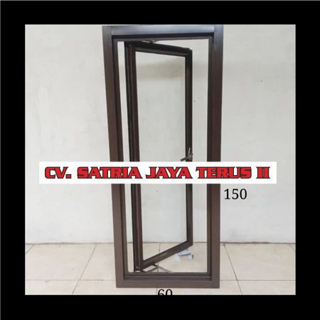 Jendela Aluminium Casement 1 Set 150x60