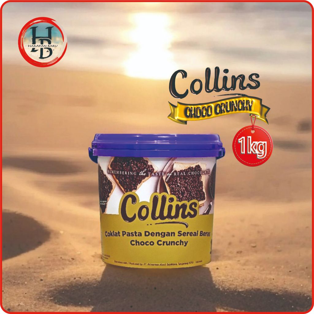 

Maknyuss1 Collins Choco Crunchy 1 Kg - Coklat Pasta Dengan Malt Krispi - Menu Sarapan - Cemilan -