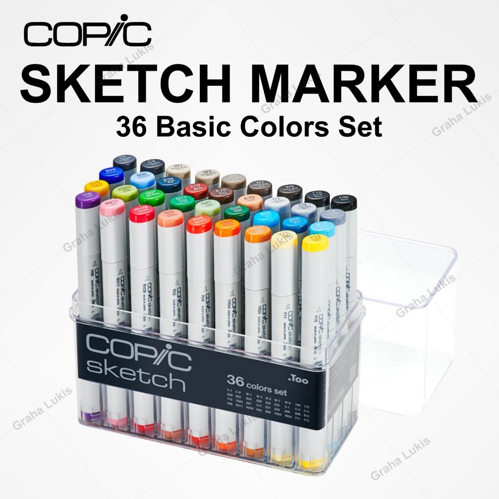 

COPIC SKETCH MARKER SET 72B / 72 - B