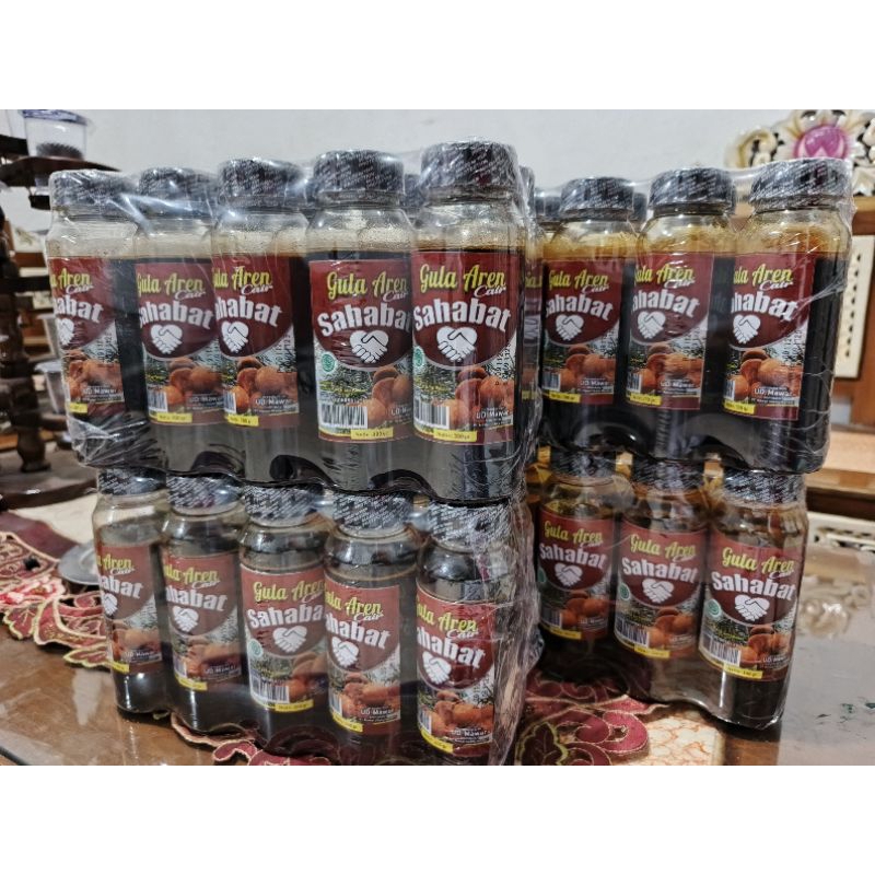 

Gula Aren Cair "Sahabat" 300 gr. (Grosir isi 10 per Pack)