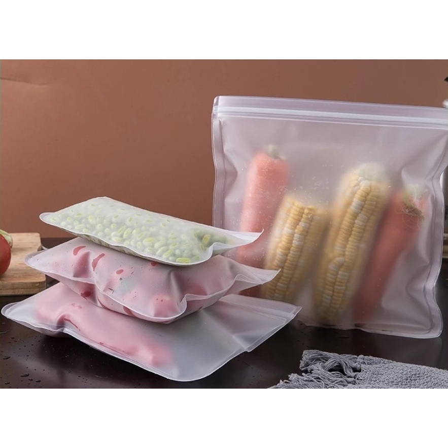 Minky - Plastik Penyimpanan Tebal zipper serbaguna