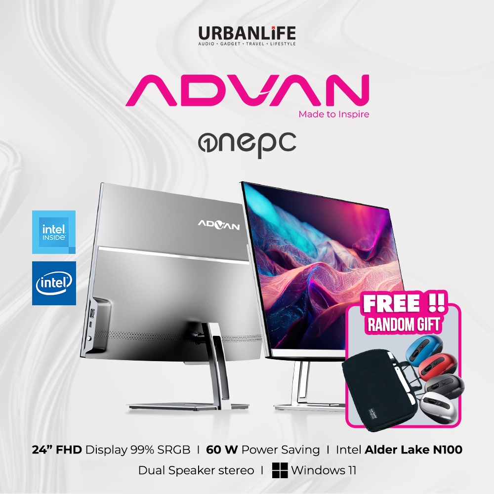 Advan All In One PC AIO OnePC Intel N100 4GB/128GB